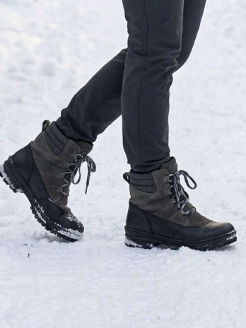Keen Wapato Mid Leather Lace-Up Winter Boots 200 Gram Insulate